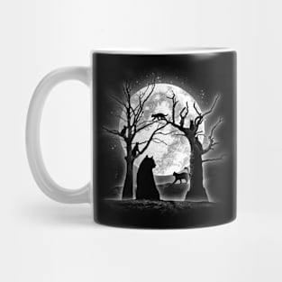 Moonlight Felines Mug